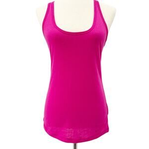 NIKE dark pink magenta racerback Tank Top women's XS athleisure workout wear